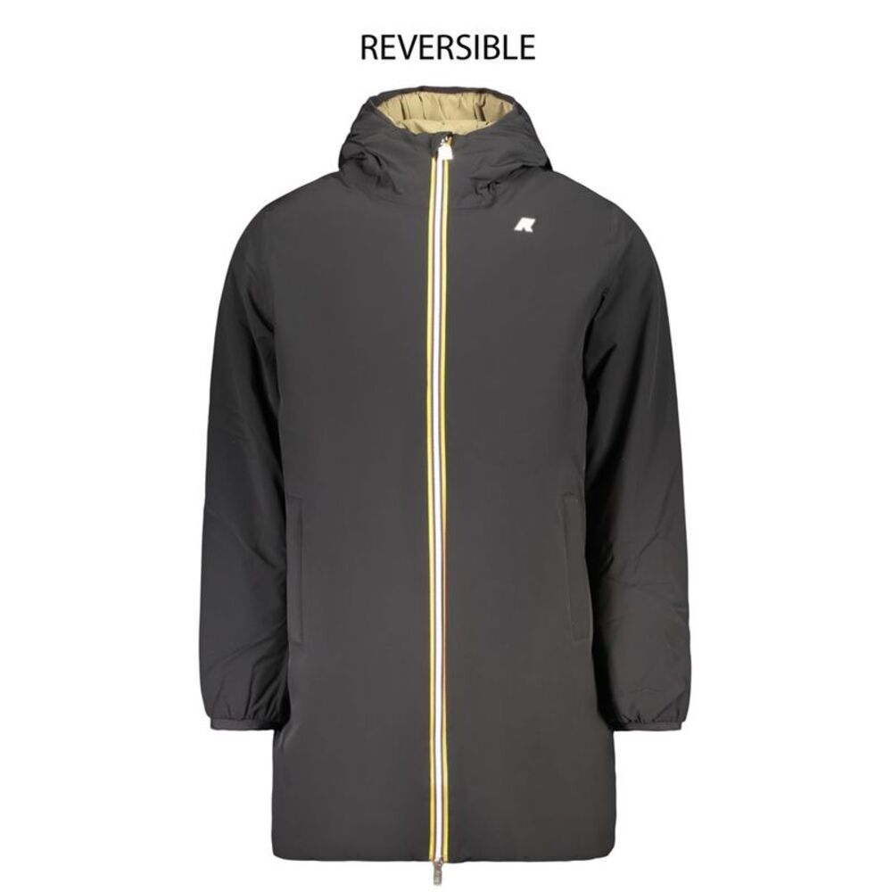 K-WAY Black Nylon Men's Men's Jacket